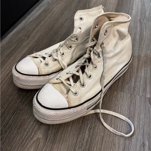 Platform White Converse